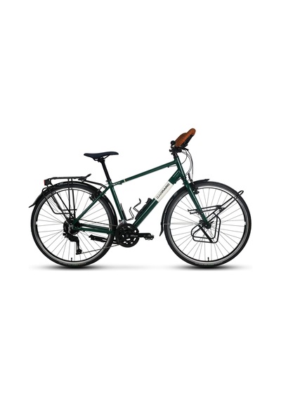 Carraro Cr-t Trip V Fren Cues 18 Vites 28 Jant Özel Seri Bisiklet Koyu Yeşil Beyaz 54 Kadro