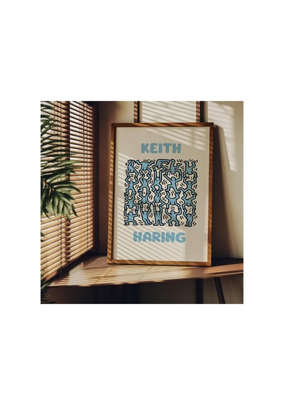 Keith Haring Çerçevesiz Poster, Modern Dekoratif Çerçevesiz Poster, Tablo, Keithharing-6, 21 X 30 Sku: Zeusb0dt9qj4bc
