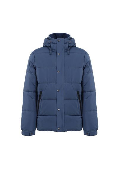 Reebok Kısa Kaban Erkek Mavi Halıfrıd Jacket