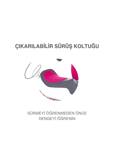 Smartrike T1 3 Ü 1 Arada Oturaklı Ve Çantalı Çocuk Scooterı 15 Ay - 5 Yaş 92981 Pembe