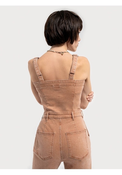 LOFT Slim Fit Kadın Tulum Lf2036189 Q1.v1 Denim