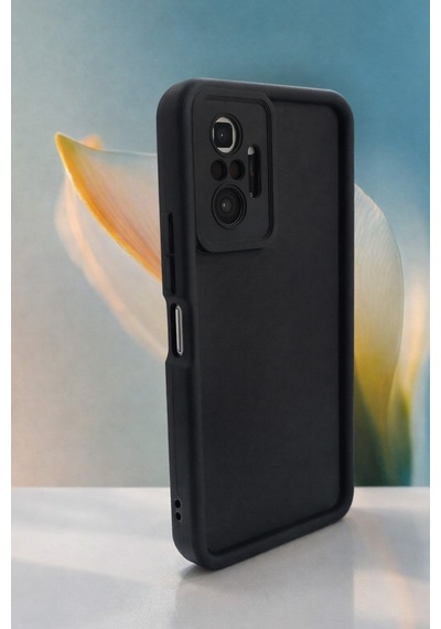 Mi Redmi Note 10 Pro Ve Redmi Note 10 Pro Max Uyumlu Kamera Çıkıntılı Mat Silikon Telefon Kılıfı Resimdeki