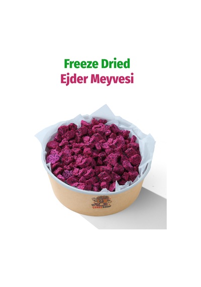 Freeze Dried Küp Ejder Meyvesi Dondurularak Kurutulmuş Meyve Cipsi 250 G