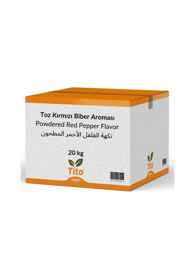 Toz Kırmızı Biber Aroması 20 Kg