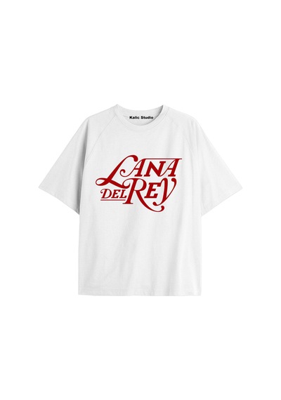 Kalic Studio Lana Del Rey Oversize T-shirt Kod20 Beyaz-20