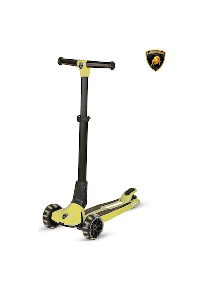 Katlanabilir 3 Tekerlekli Çocuk Scooter, Işıklı Ve Eğlenceli Açık Mavi