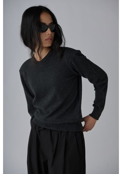 Suud Collection Füme Mona V Yaka Kazak