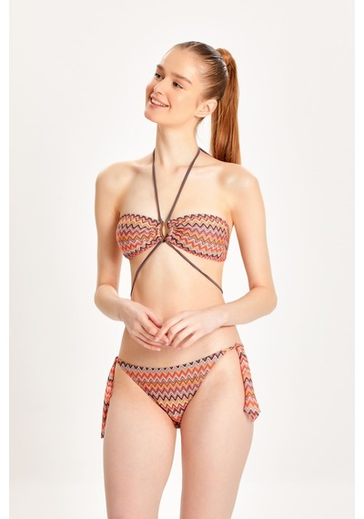 Too Salty Swimwear Kadın Çok Renkli Aksesuarlı Dantelli Strablez Bikini Takımı 24s113st Renkli Too Salty Swimwear Kadın Çok Renkli Aksesuarlı Dantelli Strablez Bikini Takımı 24s113st Renkli