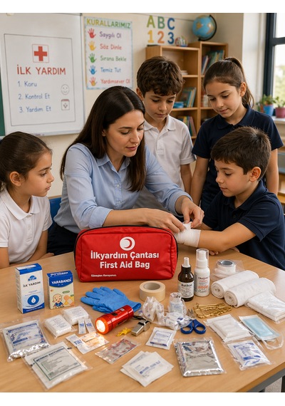 Okul İlk Yardım Çantası, Sınıf İlk Yardım Çantası Yönetmeliğe Uygun 50 Parça