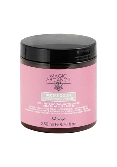 Nook Nectar Color Boyalı Saçlar İçin Onarıcı Argan Yağlı Renk Koruyucu Saç Maskesi 250ml