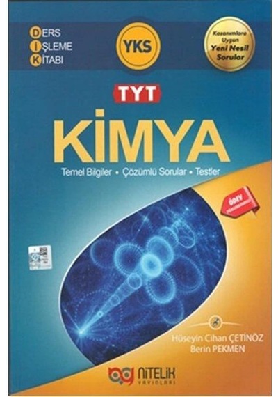 Nitelik Yks-tyt Kimya Ders İşletme Kitabı