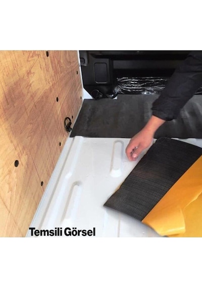 Yapışkan Araç Ses Isı Yalıtım İzolasyon Bant En:100 Cm Kalınlık:10 Mm Uzunluk:1 Metre Kauçuk Sünger