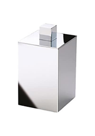 Square Metal Pamukluk, Tezgah Üstü - Krom