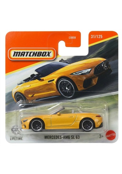 Matchbox Mercedes-amg Sl 63 - Sarı - Jhn95 - 2026 - 1/64