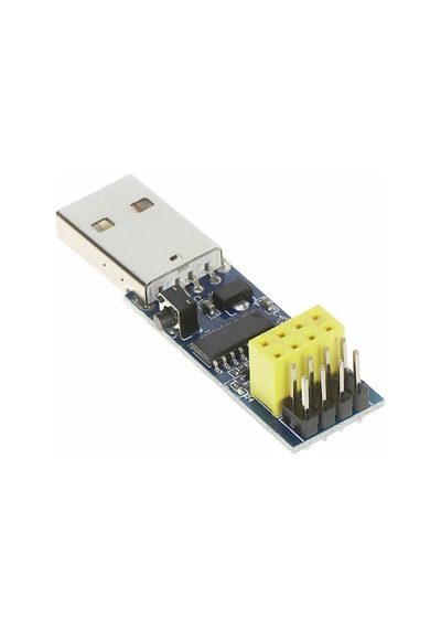 Esp-01 Ch340 Usb Bağlantı Adaptörü Uyumlu Reset Butonlu Esp01 Esp8266 Esp-01s Wifi Modül
