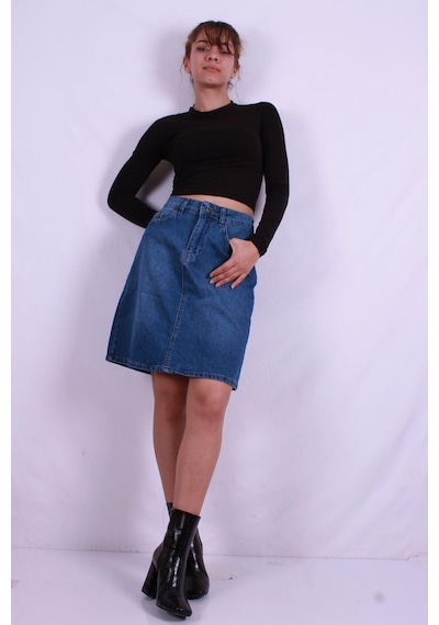 Fashion Friends Fashıon Frıends Kadın Denim Etek 24k0545k1 Çok Renkli