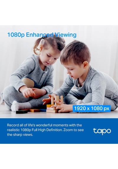 TP-Link Tapo C200 Full HD 1080p Gece Görüşlü Wi-Fi Kamera + Kingston Canvas 64GB microSD