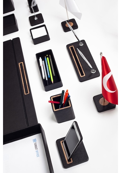 Turgut Office Pera Deri Sümen Takımı Full Set