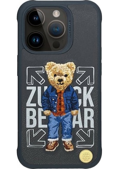 Zuck Bear Apple Uyumlu iPhone 15 Pro San Fransisco Arka Koruma Kılıf - Kahverengi Kahverengi