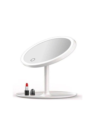 Ergonomik Yuvarlak Masa Üstü Led Makyaj Çok renkli