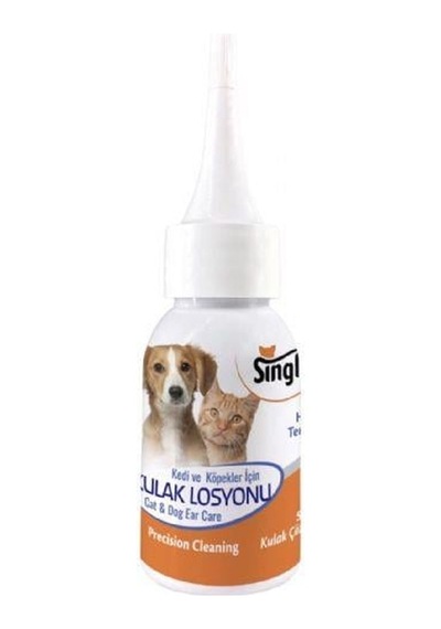 Single Kedi Ve Köpek Kulak Temizleme Losyonu 50 Ml