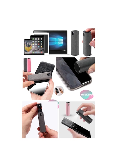 Telefon Ekran Temizleyici Sprey Bilgisayar Cep Telefonu Ekranı Toz Sökücü Aracı Mikrofiber Bez Pro