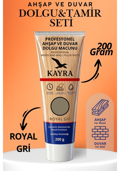 4'lü Royal Gri Renk Ahşap Ve Duvar Tamir Seti - 200 Gr Dolgu Macunu, 2 Adet Plastik Spatula, Kübik Zımpara Sünger Mobilya, Kapı, Çatlak, Delik Yüzey Tamir Ve Dolgu Kiti Pratik Yüzey Onarım Macunu Royal Gri Royal Gri 4'lü Royal Gri Renk Ahşap Ve Duvar Tamir Seti - 200 Gr Dolgu Macunu, 2 Adet Plastik Spatula, Kübik Zımpara Sünger Mobilya, Kapı, Çatlak, Delik Yüzey Tamir Ve Dolgu Kiti Pratik Yüzey Onarım Macunu Royal Gri Royal Gri