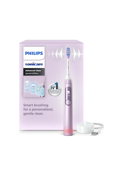 Philips Sonicare Advancedclean Sınırlı Üretim Elektrikli Diş Fırçası - Akıllı Ekran, Basınç Sensörü, Fırça Başlığı Değiştirme Hatırlatıcısı, 5 Fırçalama Modu Ve Smartimer, Pembe, Model Hx3792/12 Philips Sonicare Advancedclean Sınırlı Üretim Elektrikli Diş Fırçası - Akıllı Ekran, Basınç Sensörü, Fırça Başlığı Değiştirme Hatırlatıcısı, 5 Fırçalama Modu Ve Smartimer, Pembe, Model Hx3792/12