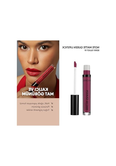 Kalıcı Likit Ruj, Mor - Matte Queen Lipstick, 19 Berry Blast 00