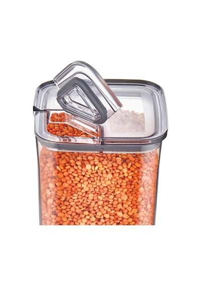 Pratik Kare Saklama Kabı, 3x1700 Ml Şeffaf