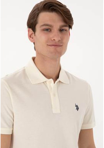U.s. Polo Assn. Gtp04ıy025 Erkek Polo Yaka T-shirt 2084151 Krem U.s. Polo Assn. Gtp04ıy025 Erkek Polo Yaka T-shirt 2084151 Krem