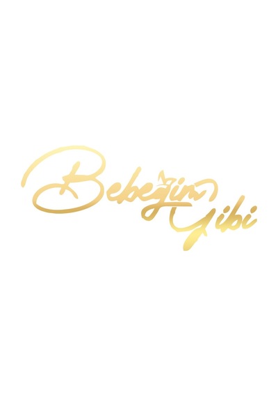 Bebeğim Gibi Araba Sticker 17x17 Cm Gold