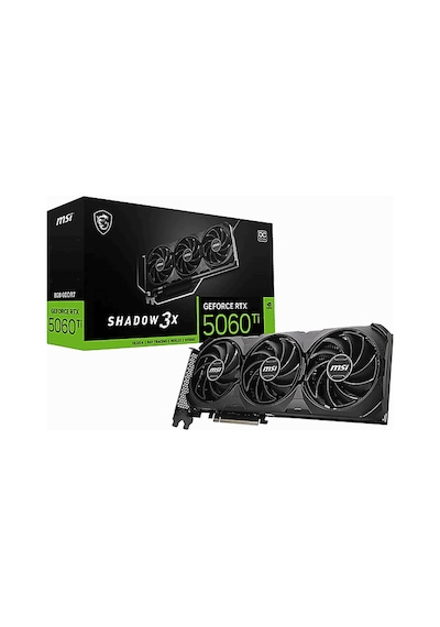 Msı Shadow 3x Classic Oc Gddr7 128bit Hdmı Dp Geforce Rtx 5060 8 Gb Ekran Kartı