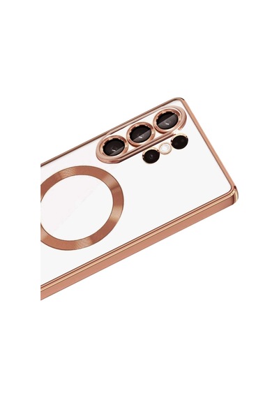 Samsung Uyumlu Galaxy S26 Ultra Uyumlu Kross Magneticsafe Kapak - Çöl Titanyum
