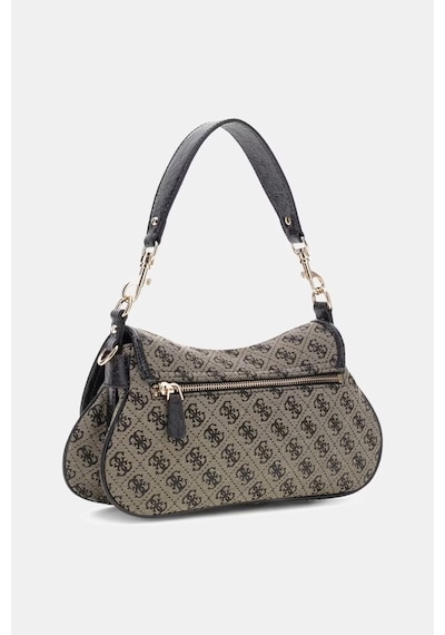 Guess Samantha Logo Kadın Omuz Çantası Hwjt2313190 Siyah