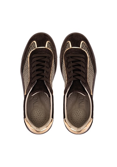 Tamer Tanca Kadın Kahverengi Süet Sneakers & Spor Ayakkabı 1063 209 Bn Ayk Y26 Kahve Suet