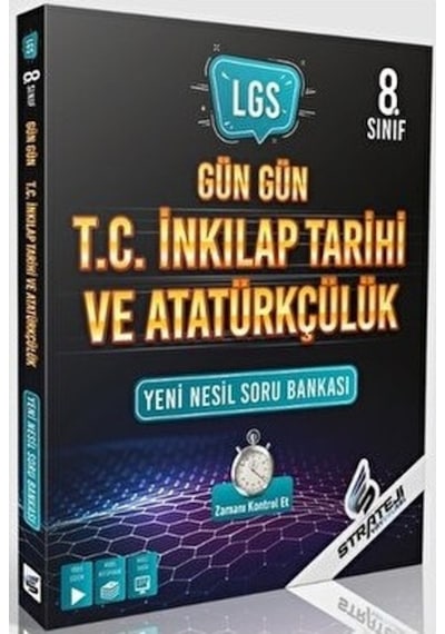 8.Sınıf Gün Gün T.C. İnkılap Tarihi ve Atatürkçülük Soru Bankası -  Strateji Yayınları