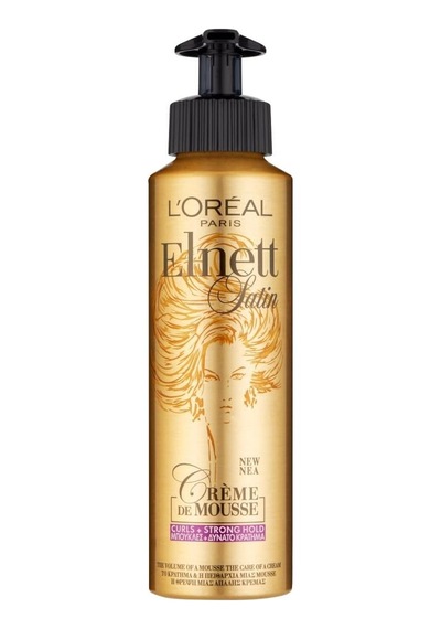 L Oréal Paris Elnett Crème De Mousse Bukleler İçin Güçlü Tutuş Saç Köpüğü, 200 Ml, Tekli Paket