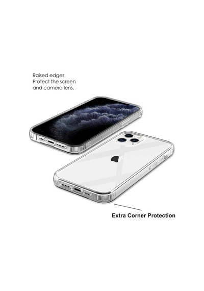 Iphone 12 Pro Uyumlu Şeffaf Yüksek Kalite Ve Koruyucu Kapak Colr13697-şeffaf