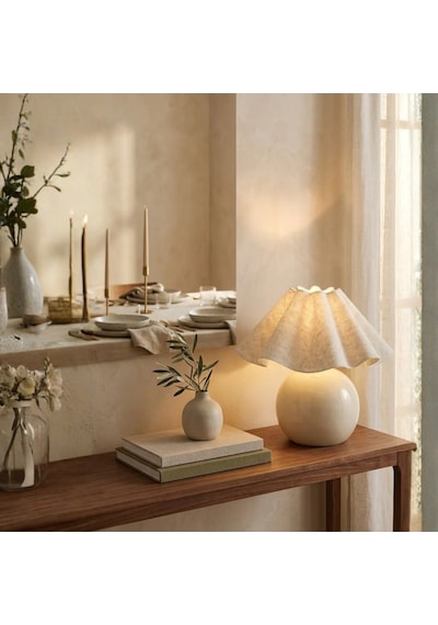 Homing Lillien Keten Kumaş Abajur 242694