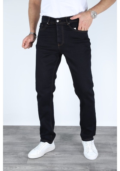 Myrab Denim Erkek Regular Fit Yıkamasız Görünümlü Kot Pantolon Zift Lacivert Myrab Denim Erkek Regular Fit Yıkamasız Görünümlü Kot Pantolon Zift Lacivert