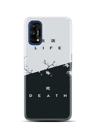 Realme 7 Kilif Desenli Silikon Life And Death 473391550