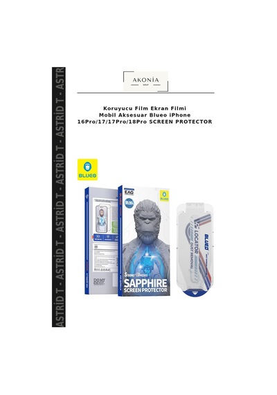 Koruyucu Film Ekran Filmi Mobil Aksesuar BlueoApple iPhone Uyumlu 16pro/17/17pro/18pro Screen Protector