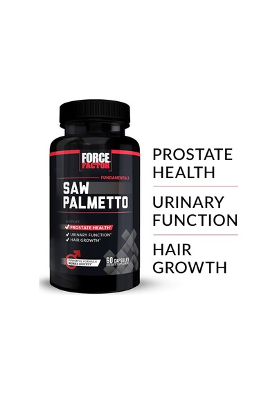 Force Factor Fundamentals Saw Palmetto 610 Mg 60 Capsules