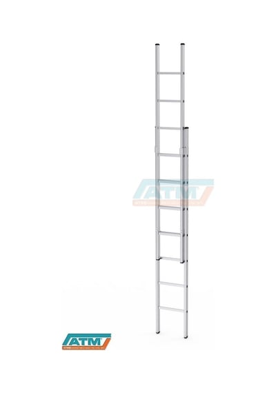 2,5*2=5 MT 65X25 İKİ PARÇALI SÜRGÜLÜ MERDİVEN