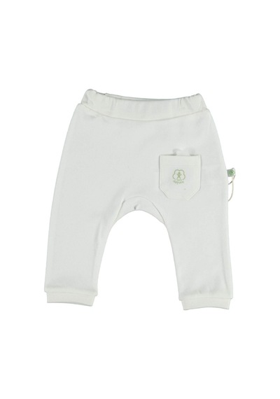 Bibaby Organik Pantolon Patiksiz Basic Nature Ekru-10135 Ekru
