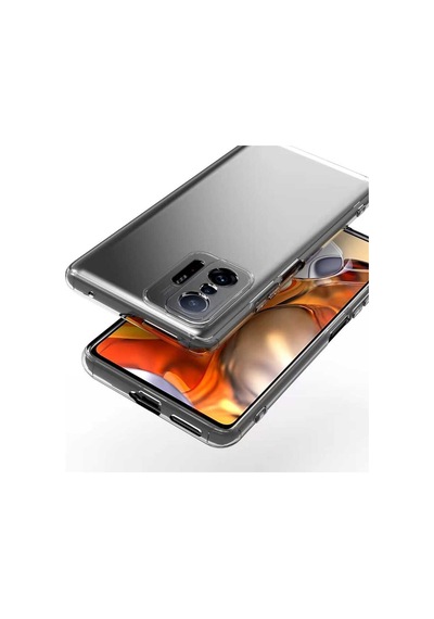 Xiaomi Mi 11T Pro 5G Kılıf Lüx Şeffaf Kamera Lens Korumalı Silikon Kılıf