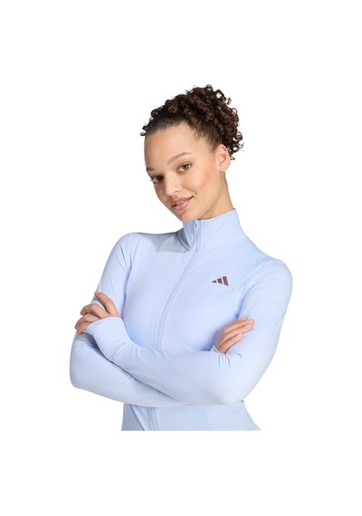 Adidas Kadın Ceket W 3ss Zıp T Jkt Ky7999 Mavi