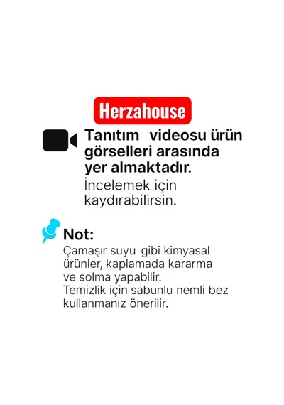 Herza House 5 Parça Akrilik Banyo Seti Krem Tek Ebat Çok Renkli