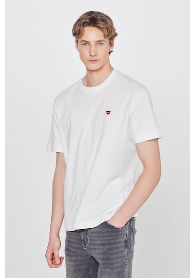 Wrangler Relaxed Fit Beyaz Erkek T-shirt W7nm203877102 Off White-w7nm203877102